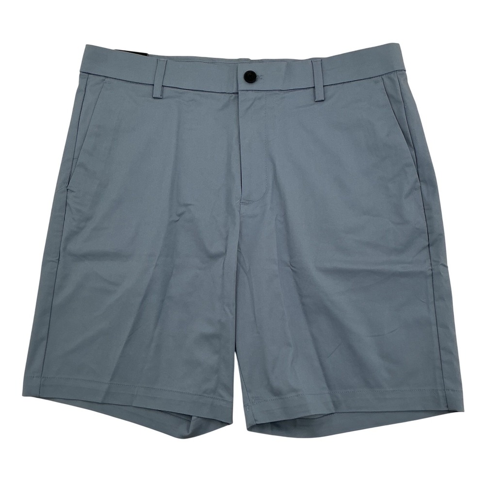 Banana Republic Stretch Chino Shorts Mens 36 Blue Flat Front Summer Golf Prep